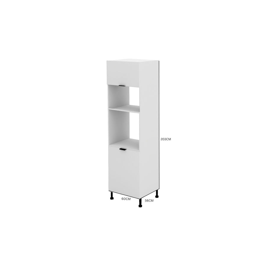 Hochschrank KU-S60PM – Lunara – Perfekte Kombination für Backofen und Mikrowelle