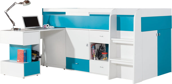 Kinderbett – MOBI System 21 – Funktionsbett mit Schreibtisch ohne Matratze