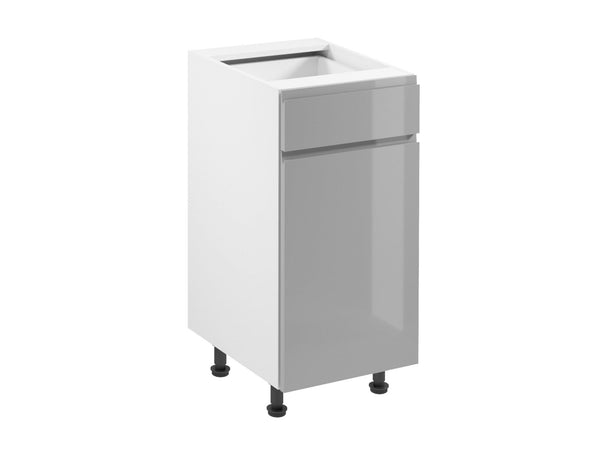 Glanzia Unterschrank 40 cm D40S1 – Grau Hochglanz
