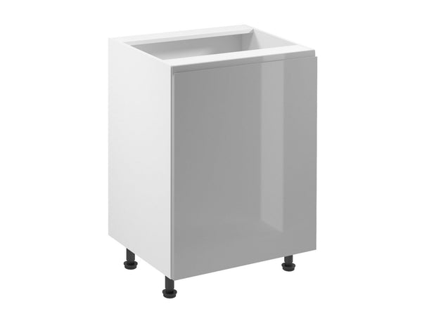 Glanzia Unterschrank 60 cm D60 – Grau Hochglanz