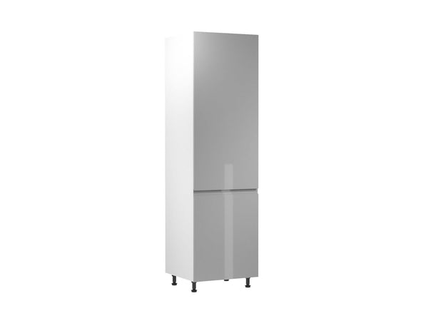 Glanzia Hochschrank 60 cm D60R – Grau Hochglanz