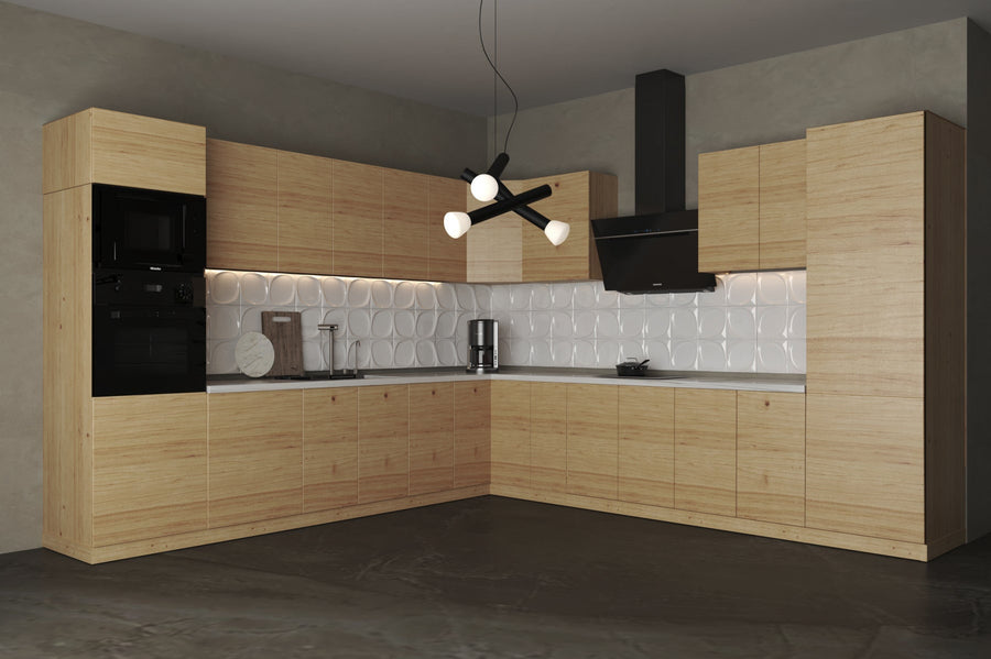 Hängeschrank G45G – Velora – Glasvitrinen-Oberschrank mit ausgewogenen Proportionen