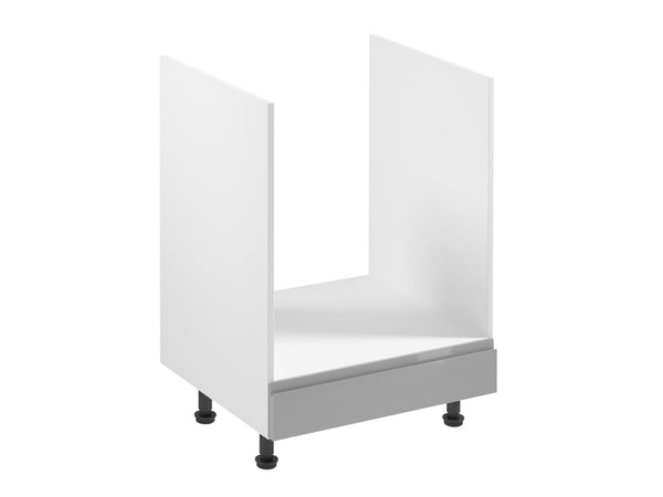 Glanzia Herdumbauschrank 60 cm D60ZK – Grau Hochglanz