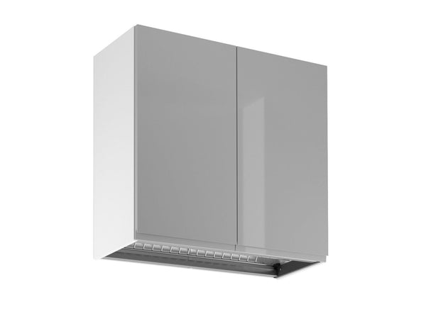 Glanzia Hängeschrank 80 cm G80C – Grau Hochglanz