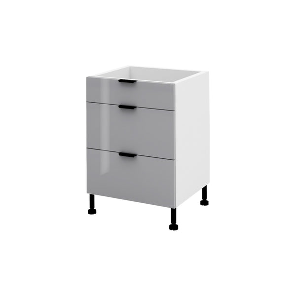 Unterschrank 60 mit Schubladen KU-D60S3 – Lunara – Maximale Ordnung und moderner Komfort