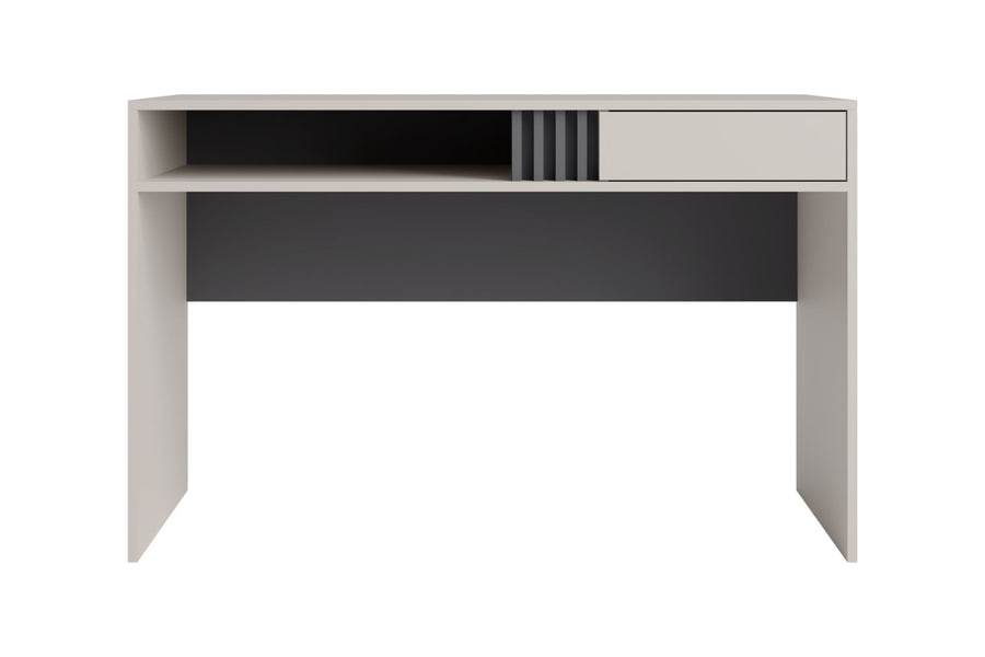 Wohnzimmer-Set – 5-teilig – ALLMO System – Kaschmir – mit Schrank, Schreibtisch und Kommode
