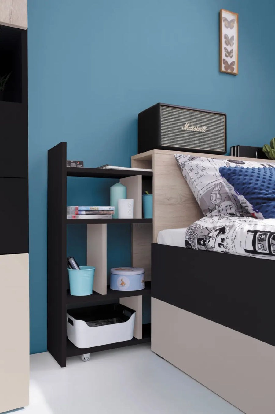 Jugendbett – PLANET System 14 – Komfortables Einzelbett für Kinder und Jugendliche Ohne Matratze