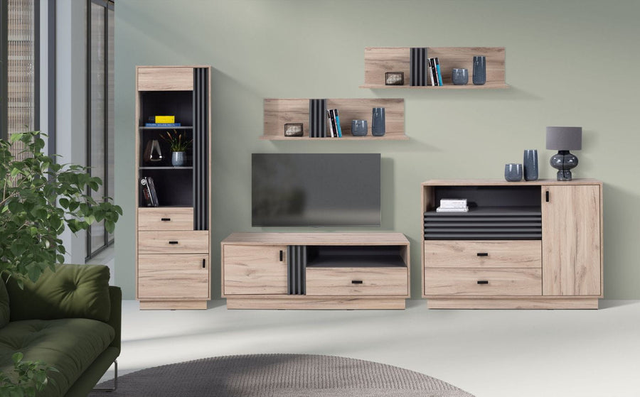 Hängeregal – ALLMO System – 110–140 cm – Designstarke Wandaufbewahrung