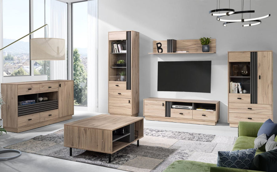 Vitrine – ALLMO System 4 – Stilvolle Aufbewahrung für modernes Wohnen
