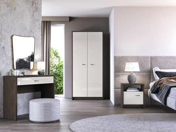 Schlafzimmer Set 3-teilig – AVANTE – Modernes Möbelset mit viel Stauraum