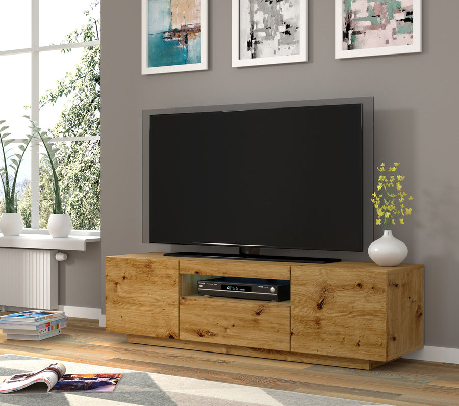TV-Schrank – AURA – Modernes Hänge- und Standmöbel mit Stauraum