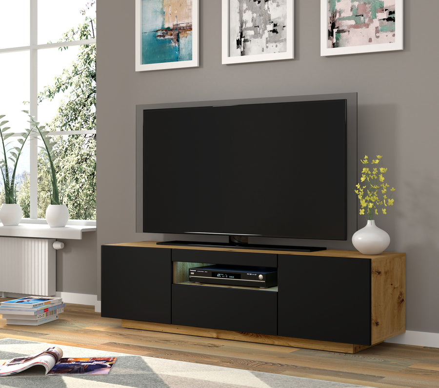 TV-Schrank – AURA – Modernes Hänge- und Standmöbel mit Stauraum