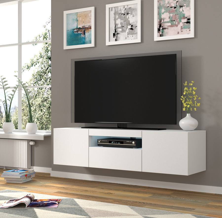 TV-Schrank – AURA – Modernes Hänge- und Standmöbel mit Stauraum
