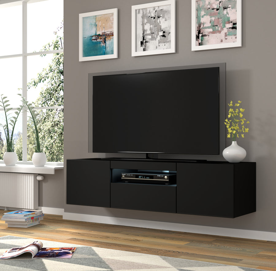 TV-Schrank – AURA – Modernes Hänge- und Standmöbel mit Stauraum