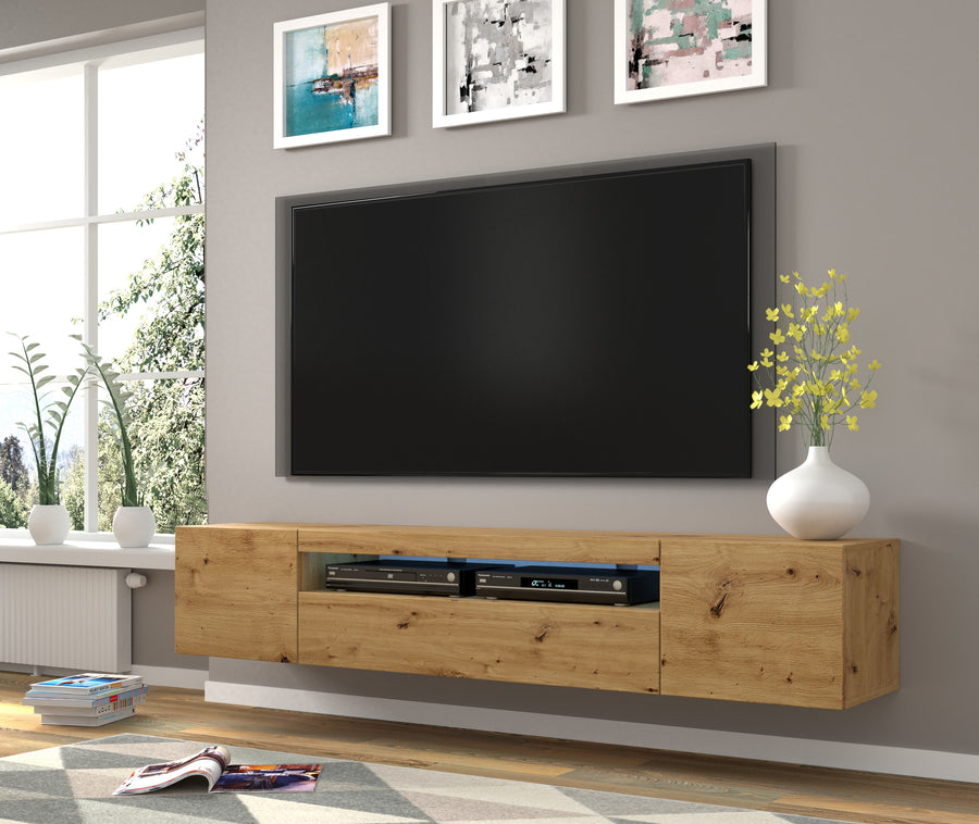 TV-Schrank – AURA – Modernes Hänge- und Standmöbel mit Stauraum