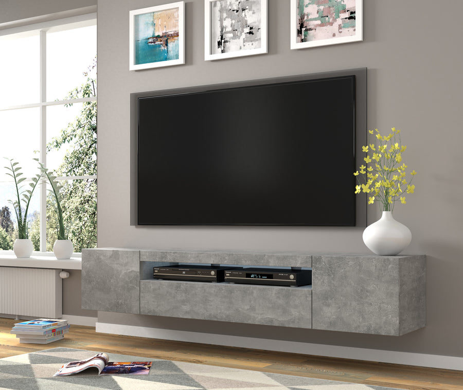 TV-Schrank – AURA – Modernes Hänge- und Standmöbel mit Stauraum