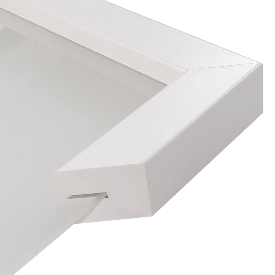 Wandregal – AURIS I – 60 cm Modernes Hängeregal-Set aus Glas und Holzoptik