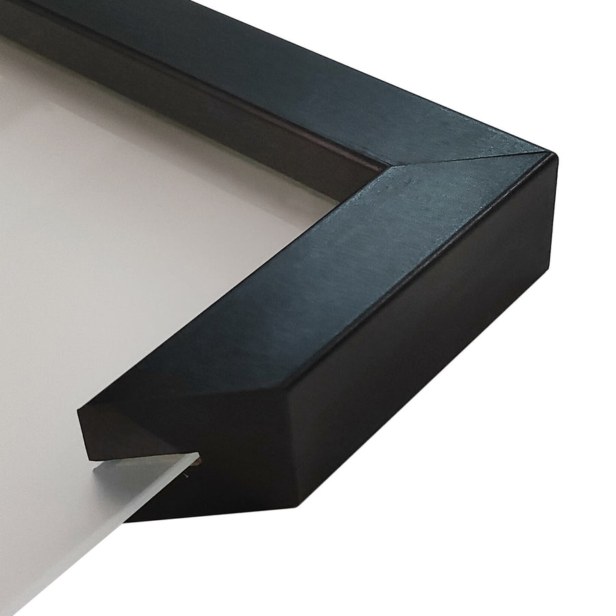 Wandregal – AURIS I – 60 cm Modernes Hängeregal-Set aus Glas und Holzoptik