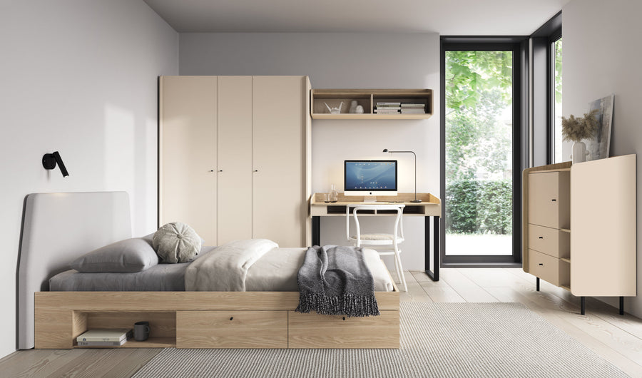 Kleiderschrank – ALESSIO System 1 – Moderner Kinder- und Jugendzimmerschrank
