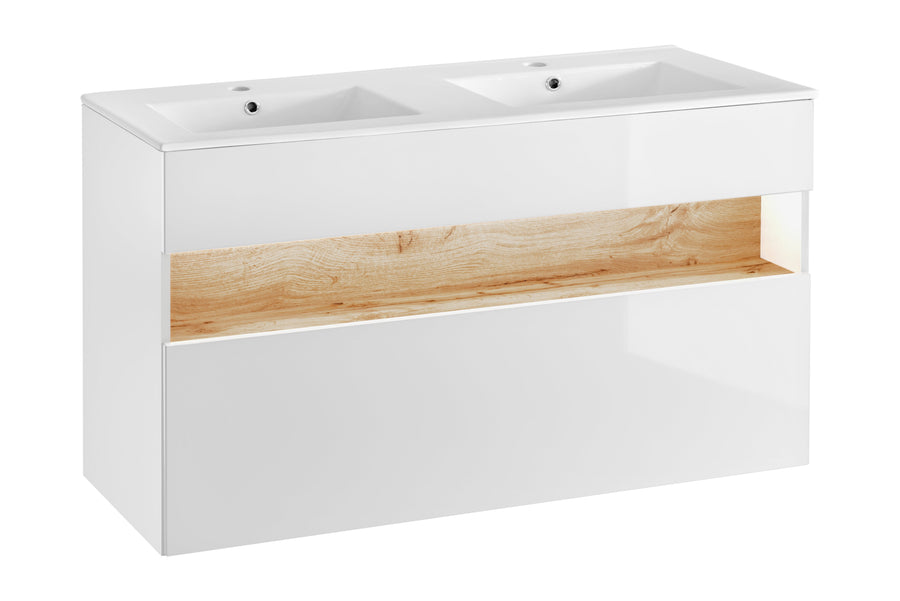 Waschtischunterschrank – BAHAMA – Badunterschrank mit Soft-Close 120 cm