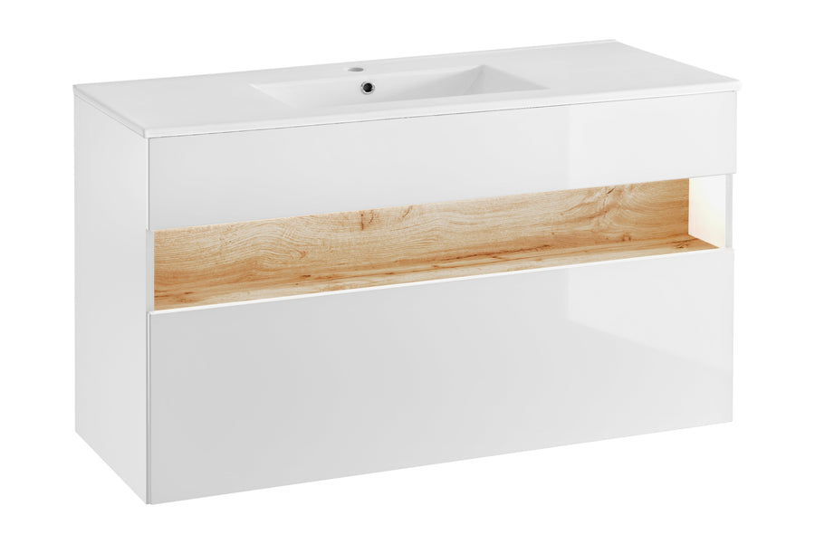 Waschtischunterschrank – BAHAMA I – Hängeschrank mit Soft-Close