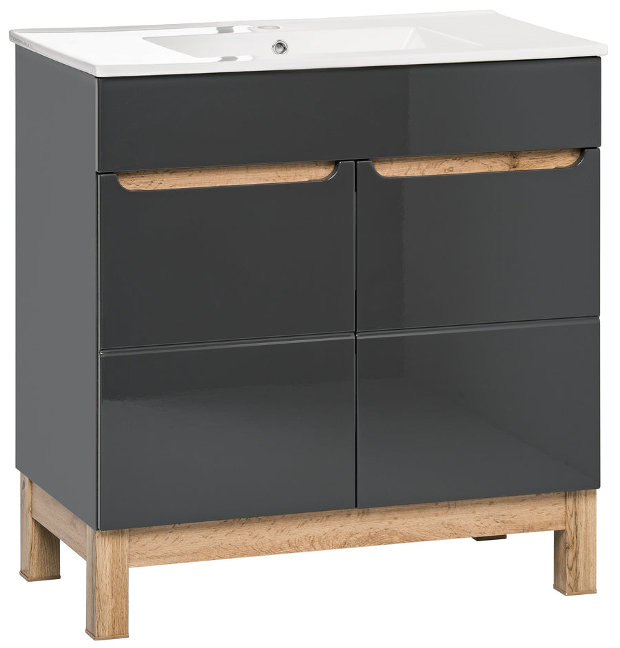 Waschtischunterschrank – BALI – Modernes Badmöbel mit Soft-Close