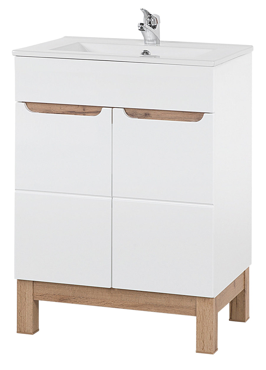 Waschtischunterschrank – BALI – Modernes Badmöbel mit Soft-Close