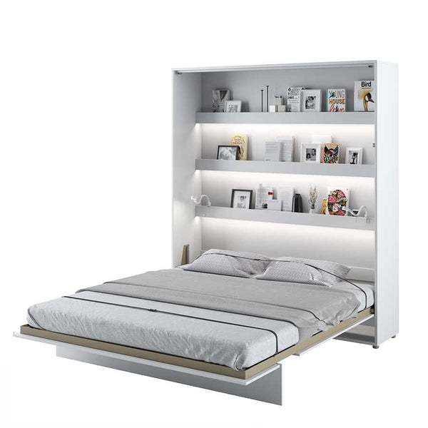 BED CONCEPT Klappbett – 180x200 cm – Vertikales Wandbett mit Metallrahmen