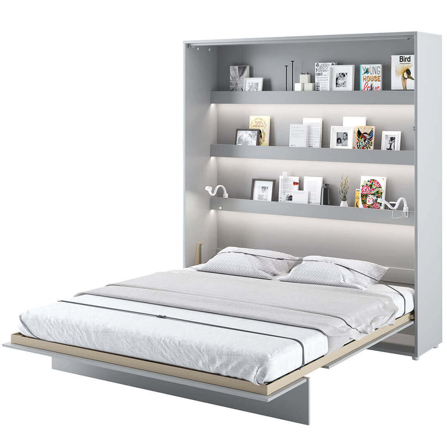 Klappbett – BED CONCEPT – Vertikales Wandbett 180×200 cm mit Metallrahmen