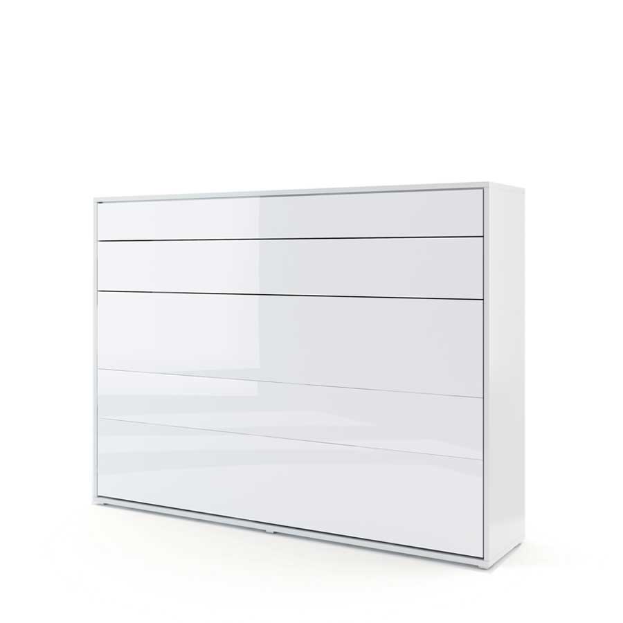 Klappbett – BED CONCEPT – Horizontales Wandbett 140×200 cm mit Metallrahmen