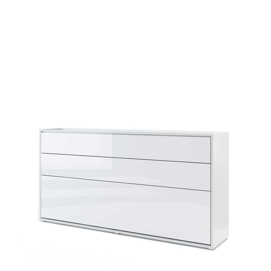 Klappbett – BED CONCEPT – Horizontales Wandbett 90×200 cm mit Metallrahmen