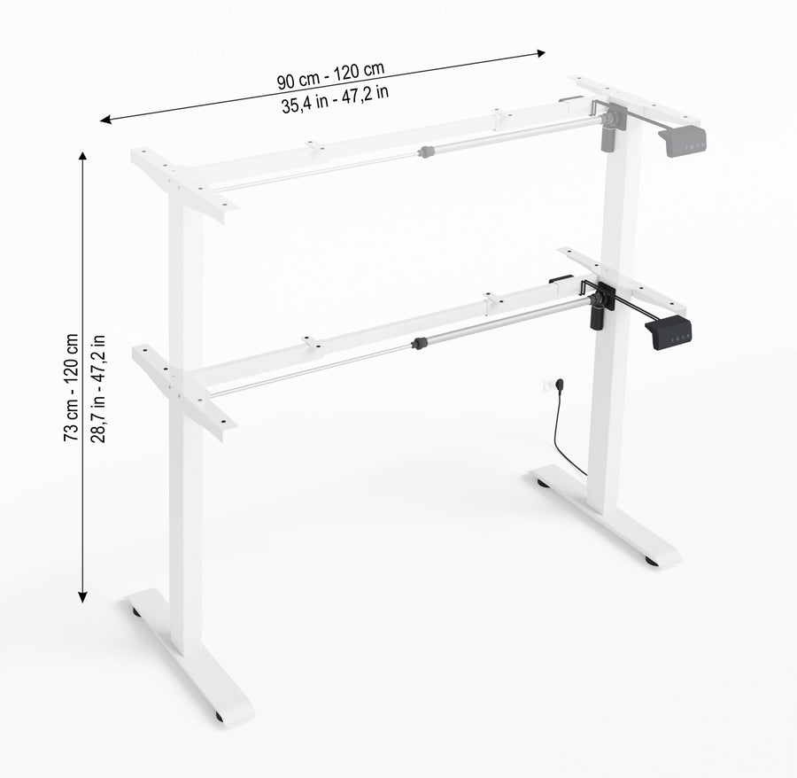 Schreibtischgestell – RXD1 – Höhenverstellbar mit Memory-Funktion