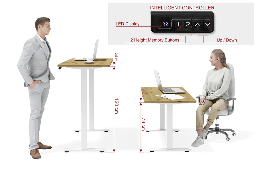 Schreibtisch – BIMOTION – Elektrisch höhenverstellbarer Arbeitsplatz