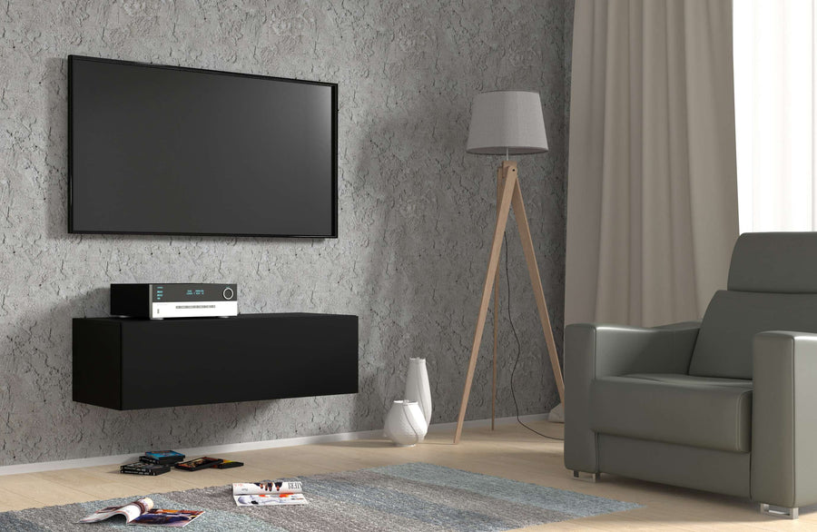 TV-Lowboard – BINGO – Wandhängendes Lowboard mit Stauraum