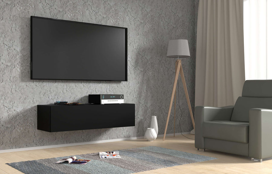 TV-Lowboard – BINGO – Wandhängendes Lowboard mit Stauraum