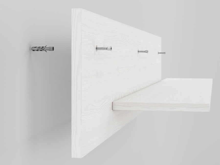 Wandregal – BLANCO 1401 – Natürliches Design mit modernem Grau