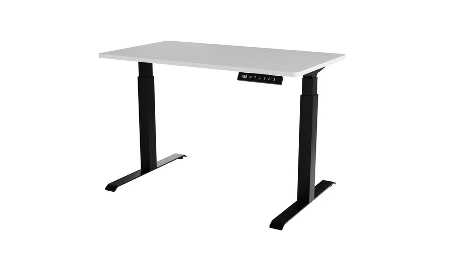 Schreibtisch – NOOM Motion – elektrisch höhenverstellbar mit Metallgestell