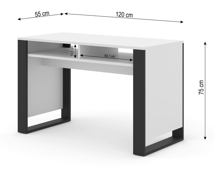 Schreibtisch – MONDI – Arbeitsplatz mit Stauraum