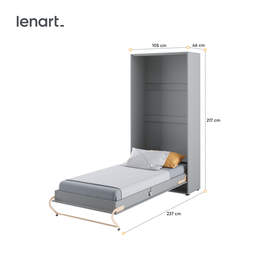 Klappbett – CONCEPT PRO – Vertikales Wandbett mit Komfortmechanismus