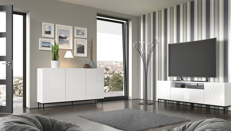 Kommode – DIUNA – elegantes Sideboard im Rahmen-Design
