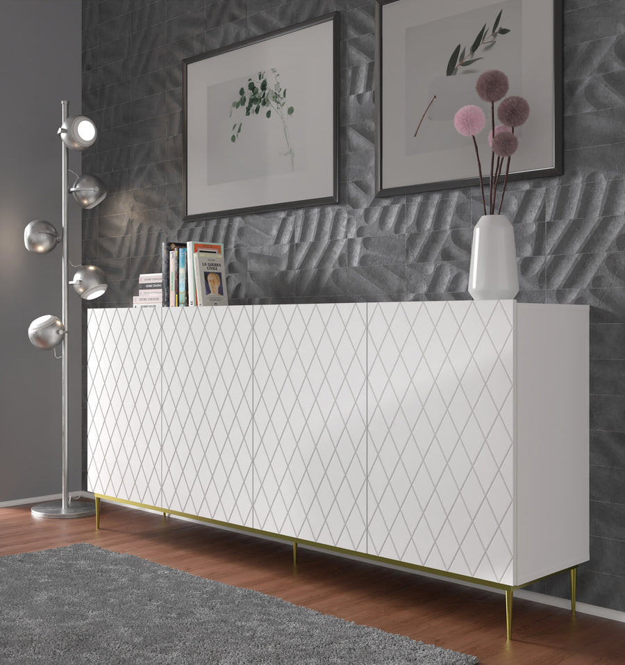 Kommode – DIUNA – elegantes Sideboard im Rahmen-Design