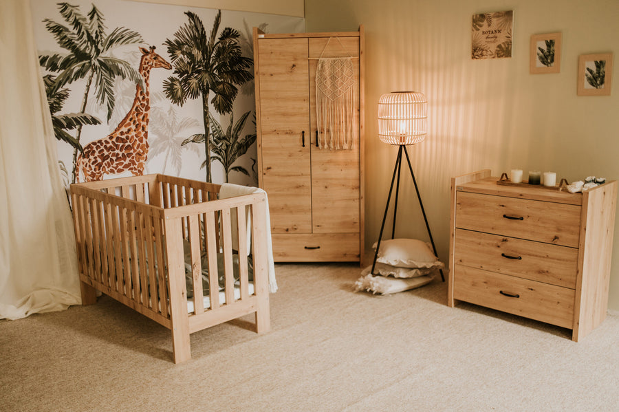Babybett – AMELIA II – Funktionales Kinderbett mit Stauraum