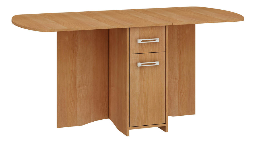 Esstisch – HOMI MINI EXPERT X – Klappbarer Ausziehtisch mit Stauraum