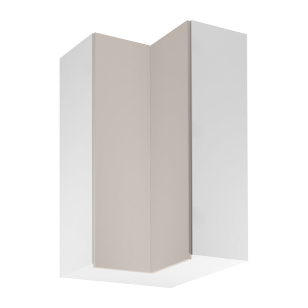 Eckhängeschrank – Livaro – G60N2 Beige / Weiß