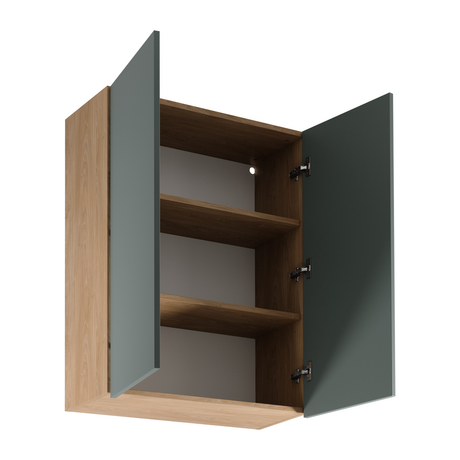 Hängeschrank – Livaro – G80 Grün / Sonoma Eiche