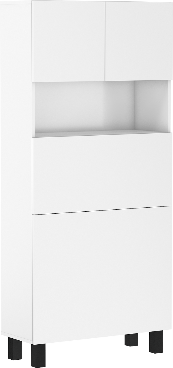 HOMI Sekretär – Funktionaler Klappschreibtisch mit Regal