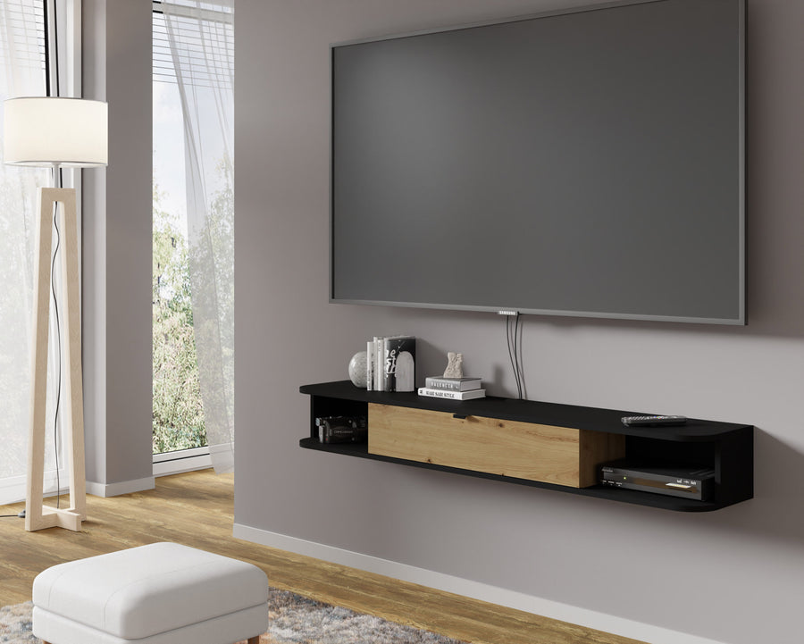 TV-Ständer – ICARUS – Modernes wandhängendes TV-Möbel
