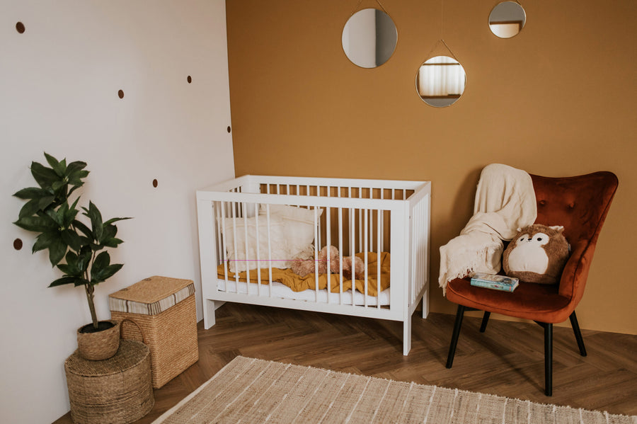Babybett – OLIVIA – Klassisches Kinderbett mit Sprossen