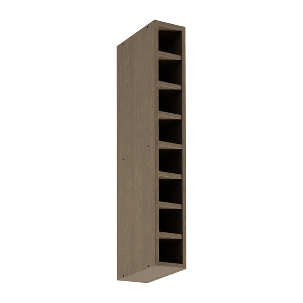 Hängeschrank – Livaro – W15 Grün / Dunkle Eiche