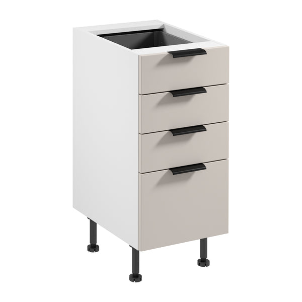 Unterschrank – Livaro – D40S4 AX Beige / Weiß